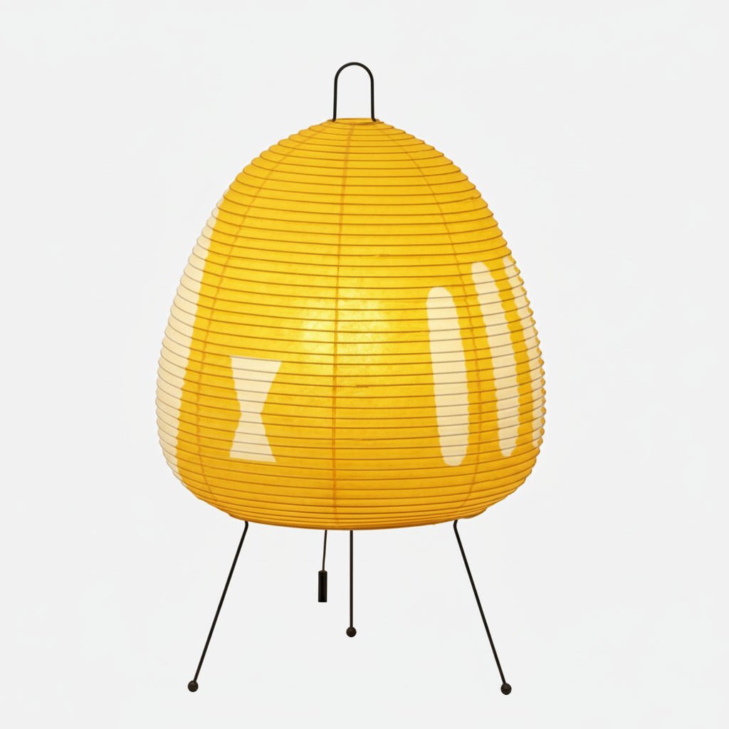 LumiRice – Elegante Tischlampe aus Reispapier im japanischen Design