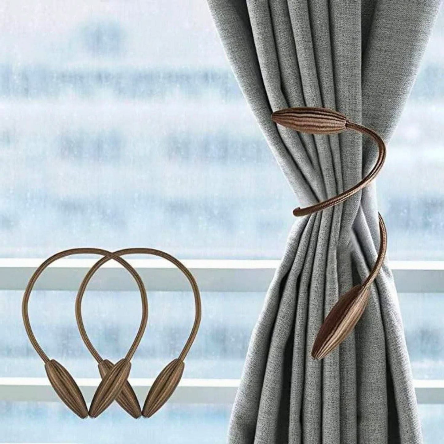 FLEX TIEBACKS – Fermatende flessibili per decorazioni di finestre eleganti