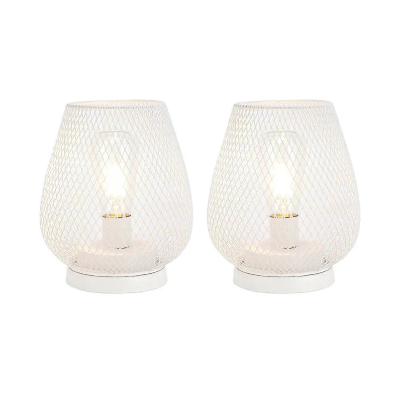 LUMICOVE – Kabellose Metall-Tischlampe mit warmem LED-Edisonlicht für gemütliche Räume