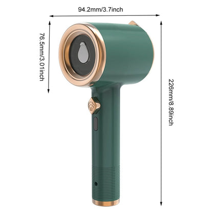 DEWRINKIQ – Draagbare handstomer voor textiel met titaniumplaat & 50ml watertank