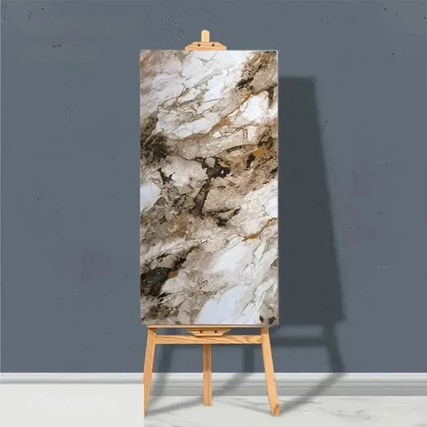 STONELUX – Elegante selbstklebende Marmor-PVC-Bodenfliesen