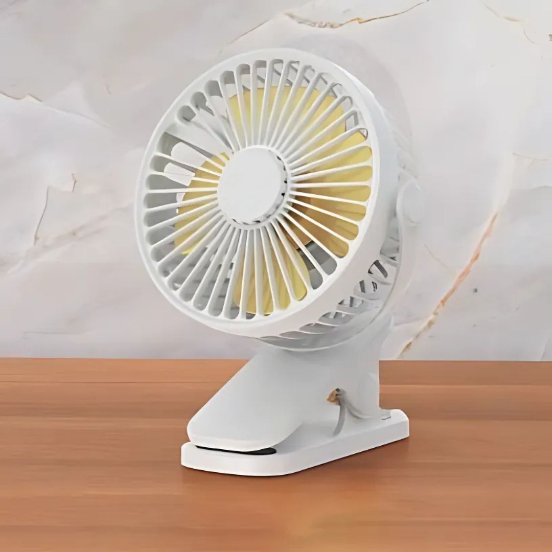CLIPIXA – Modern Clip Fan with Strong Grip