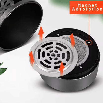 PUREASH – Portable Smokeless Ashtray with HEPA Filter & USB Battery