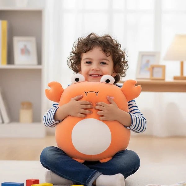 PLUSHZOO – Soft, squeezable animal pillow 40 cm as a birthday gift for children