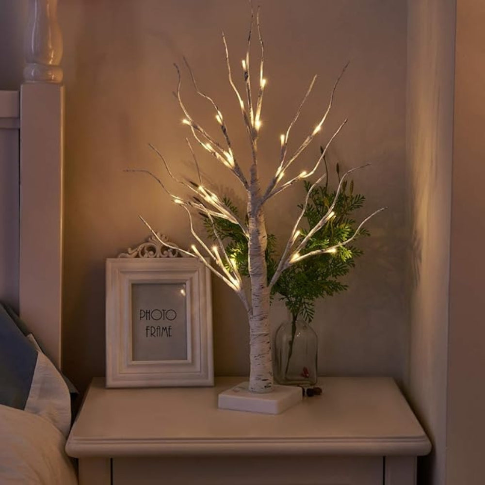 NIVORA – Árbol LED decorativo con ramas delicadas