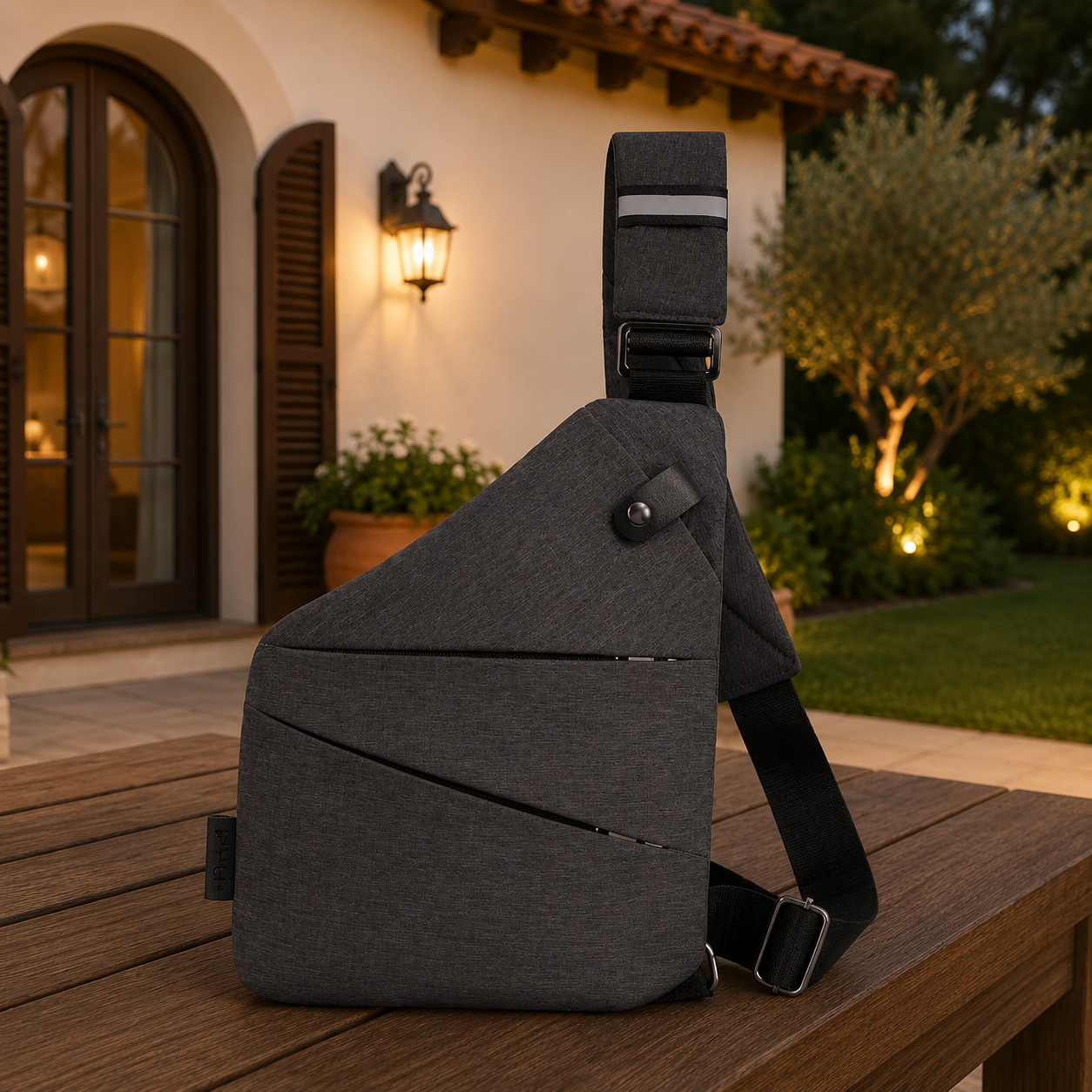 TRAVGUARD – Theft-Proof Shoulder Bag with RFID Protection and Water-Repellent Design