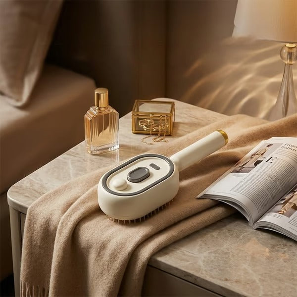 3-in-1 Elektrischer Spray-Luftkissen-Massagekamm mit Rotlichttherapie für Gesundes Haar 1