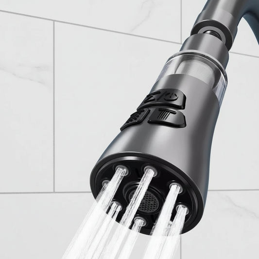 3-in-1 Küchenarmatur Verlängerung Mit Drehbarem Auslauf & Filterfunktion 0