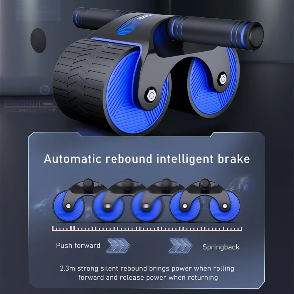 Coremaster AB-Roller - Non-slip abdominal trainer wheel with recoil function