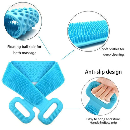 Massage Brush Pro - Scrub per il corpo in silicone per una pelle liscia e luminosa