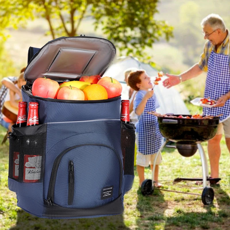 33L Kühlrucksack Mit Hochwertiger Isolierung - Kühltasche Für Rucksack, Wasserdicht, Ergonomisches Design, Ideal Für Outdoor-Aktivitäten 1