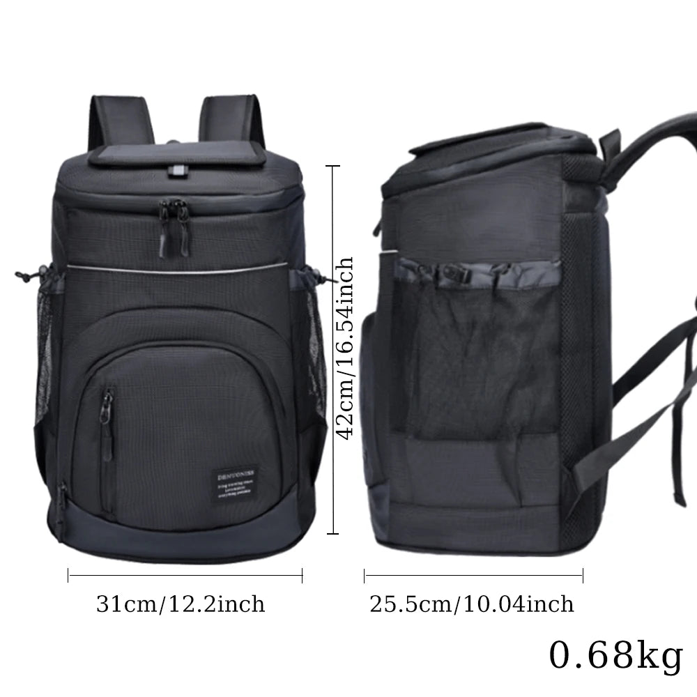 33L Kühlrucksack Mit Hochwertiger Isolierung - Kühltasche Für Rucksack, Wasserdicht, Ergonomisches Design, Ideal Für Outdoor-Aktivitäten 3