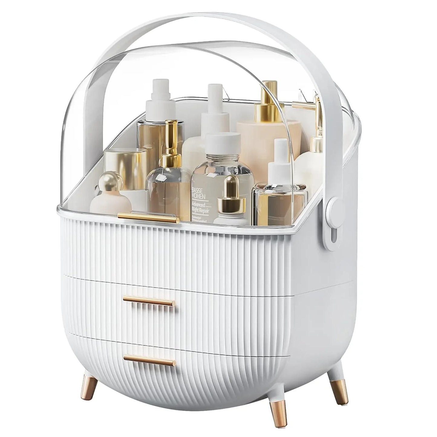 BeautySence make-up organiser - Dustproof & waterproof cosmetics box with elegant design