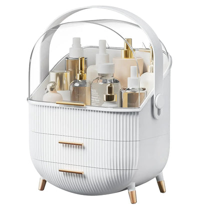 BeautySence make-up organiser - Dustproof & waterproof cosmetics box with elegant design