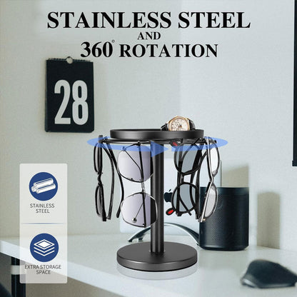 VISORACK – 360° Rotierender Brillenständer für elegante Organisation
