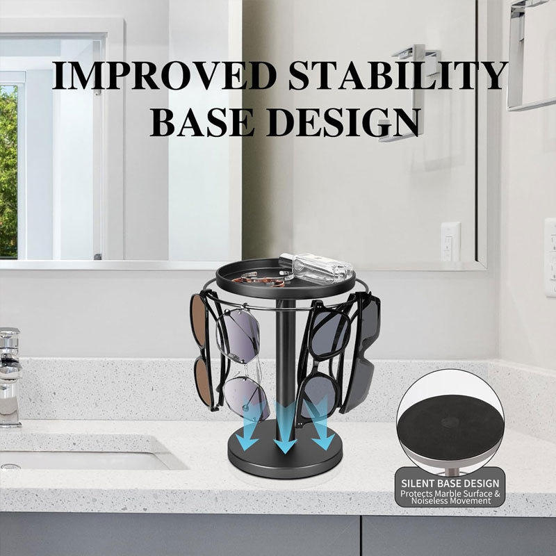 VISORACK – 360° Rotierender Brillenständer für elegante Organisation