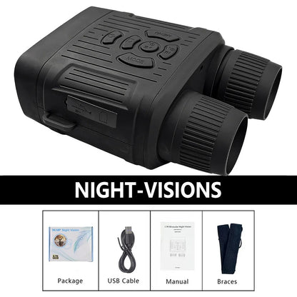 NightPulse Binoculars- Night vision binoculars with 300 m range & recording function