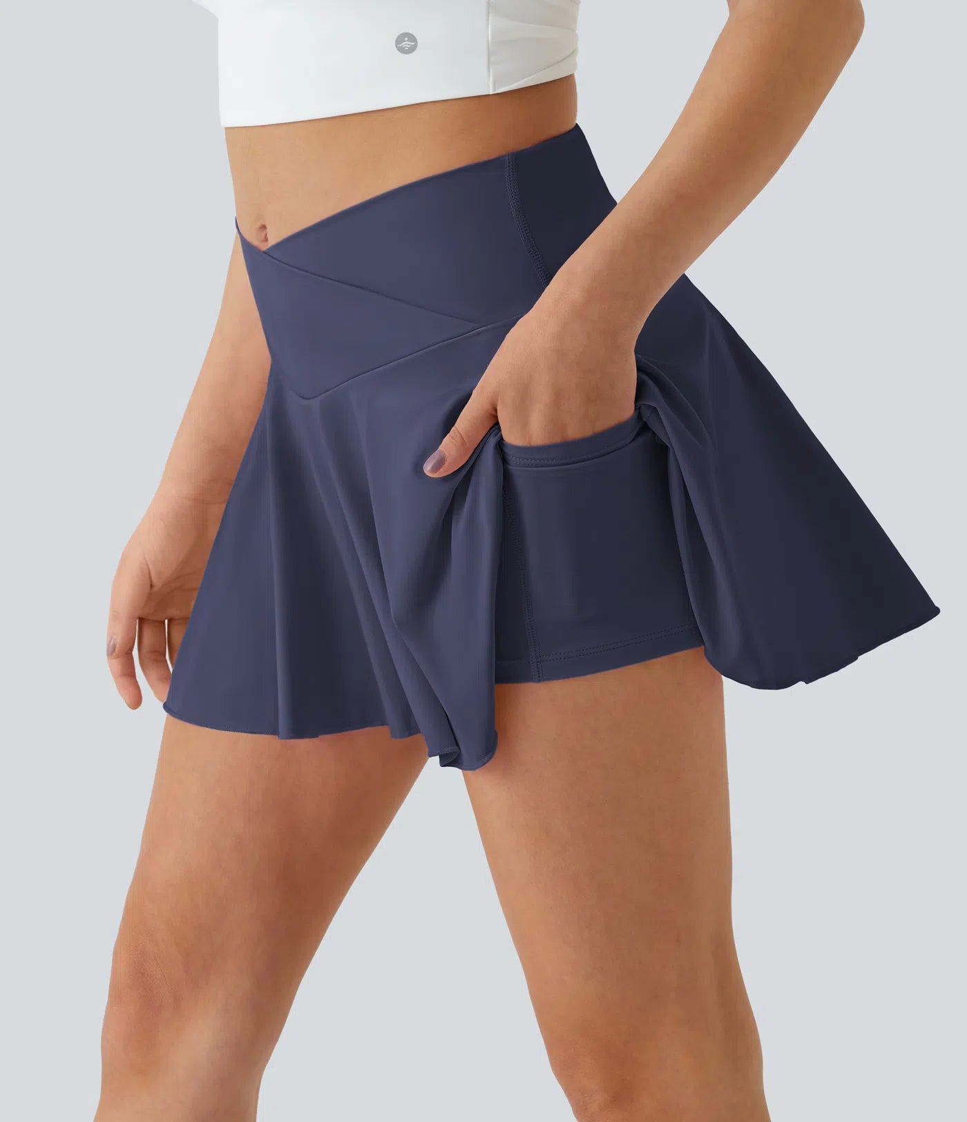 SOFTLYZERO - Airy tennis skirt with integrated shorts & UPF50+ protection