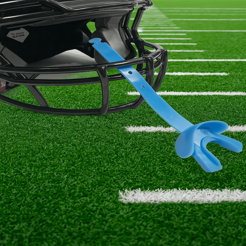 MOUTHGUARDIQ – Dubbele mondbeschermer voor rugby, American football & boksen met schokabsorberend TPR-materiaal