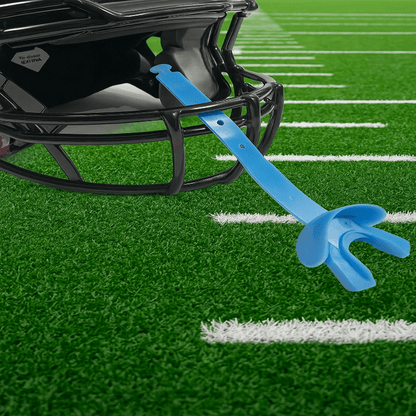 MOUTHGUARDIQ – Dubbele mondbeschermer voor rugby, American football & boksen met schokabsorberend TPR-materiaal