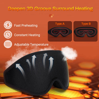 ThermaEye 3D – Máscara eléctrica para ojos con función de calor y control de temperatura
