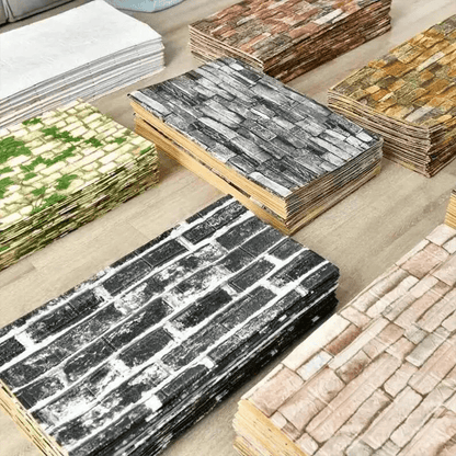BRICKAURA – Carta da parati in schiuma 3D per pareti di stile