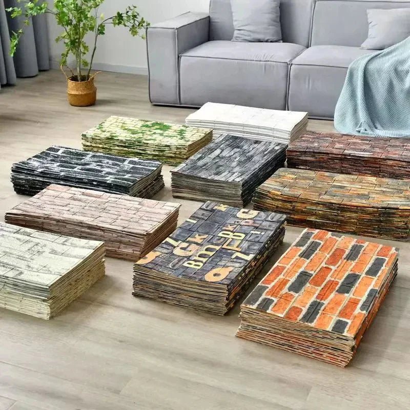 3D Wandpaneele Selbstklebend Mit Realistischem Ziegeleffekt - Abnehmbar & Wasserdicht 2