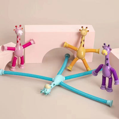  Stretch Giraffe - Flexible Saugnäpftassenspielzeug für Kinder-4