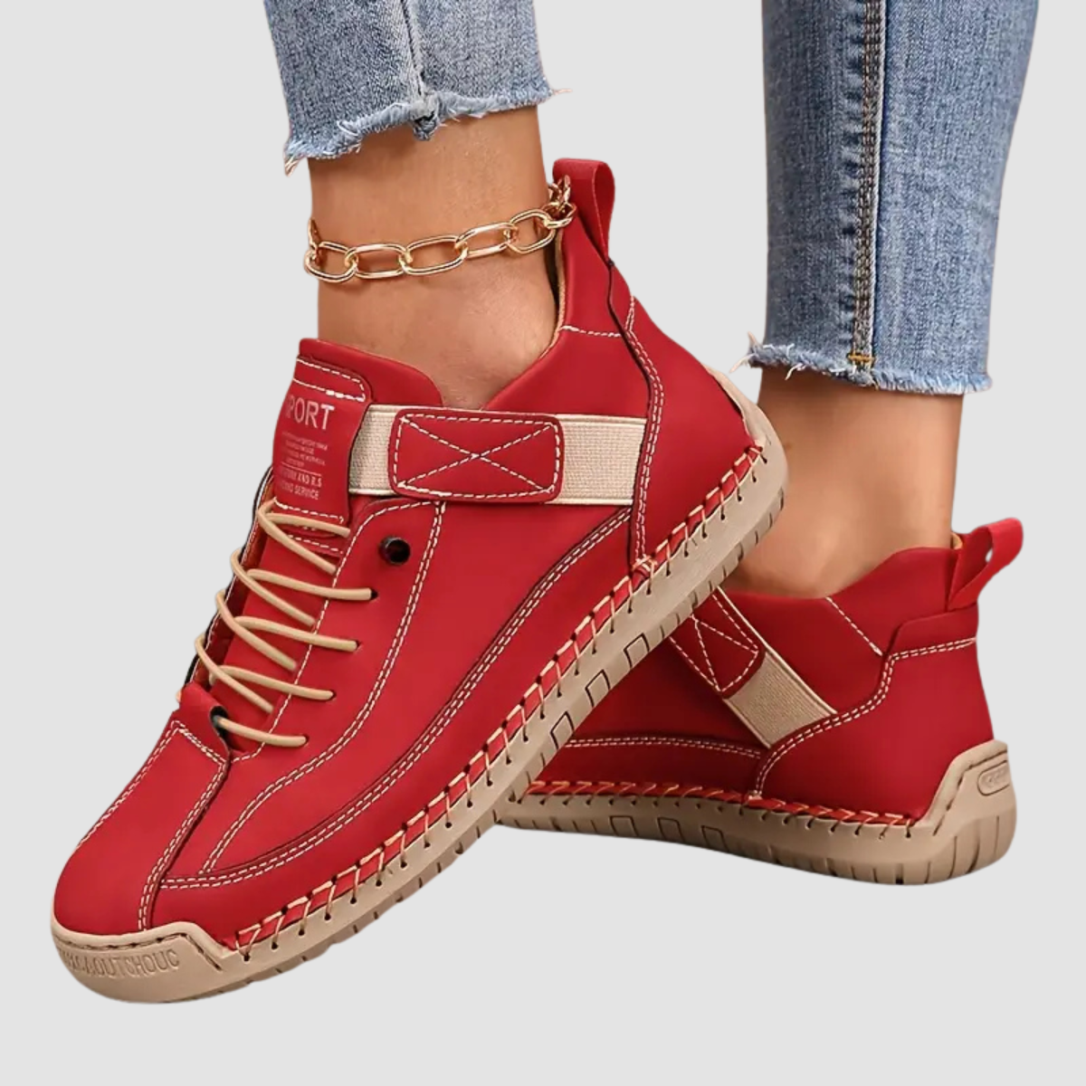 KORVEN – Herren-Sneaker mit breiter Passform und erhöhter Sohle