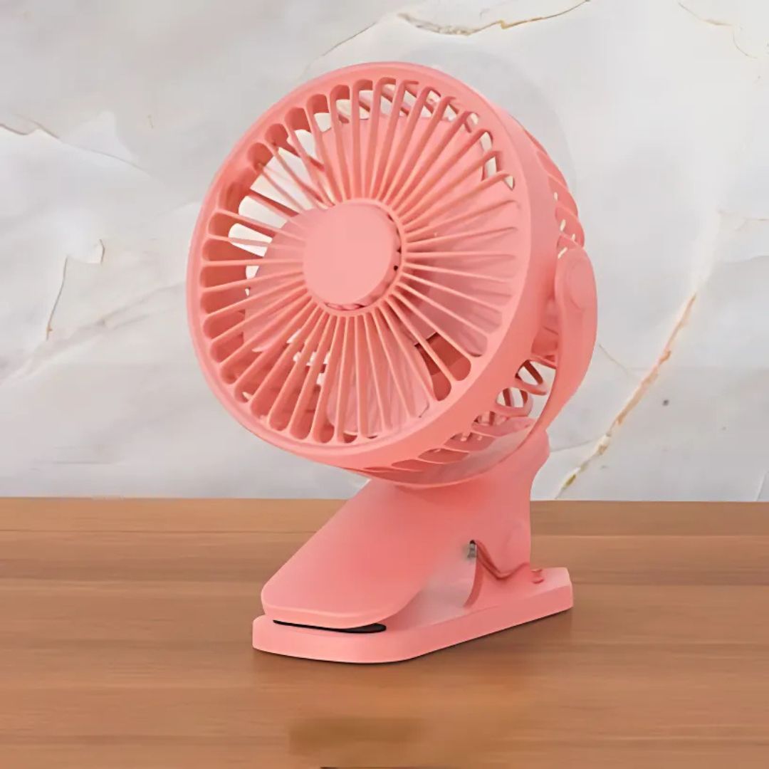 CLIPIXA – Modern Clip Fan with Strong Grip