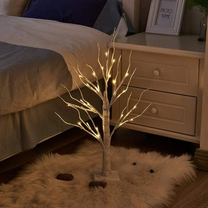 NIVORA – Árbol LED decorativo con ramas delicadas