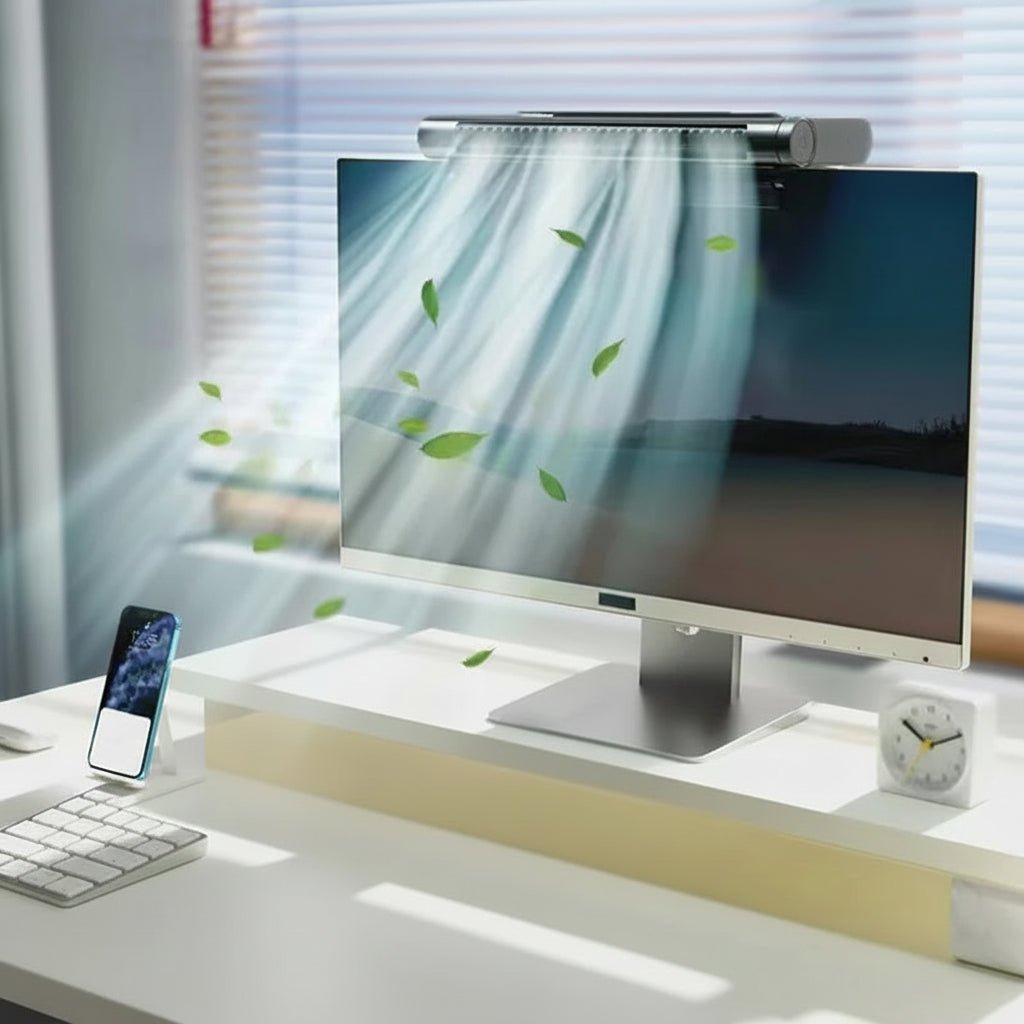 COOLMORA – Desktop Air Conditioner and Bladeless USB Fan for Refreshing Daily Airflow