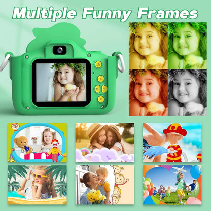 PhotoDino – Cámara de dinosaurio para niños con 1080p HD