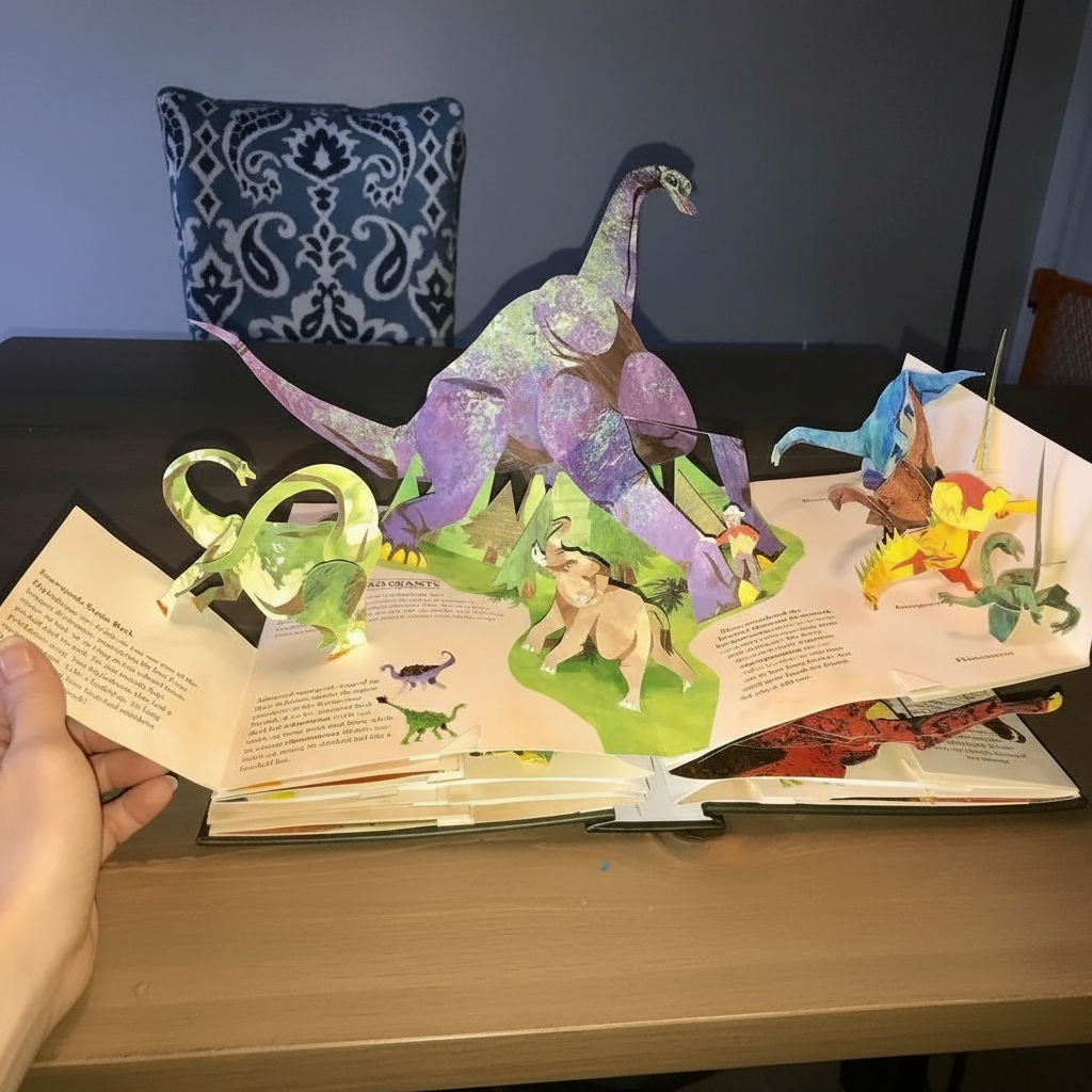 DINOPOP – Interactief 3D-pop-upboek met dinosaurussen
