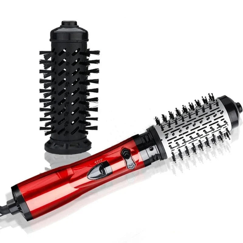 Revolveglam - Coiffeur électrique 3 en 1 avec sèche-cheveux, brosse & fonction fer à friser