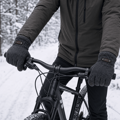 TOUCHWARM – Gants en maille pour homme avec fonction écran tactile