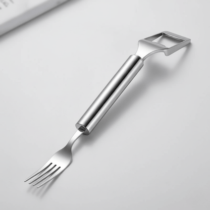 EasyFruit Duo – Fruit cutter with integrated fork for quick snack enjoyment