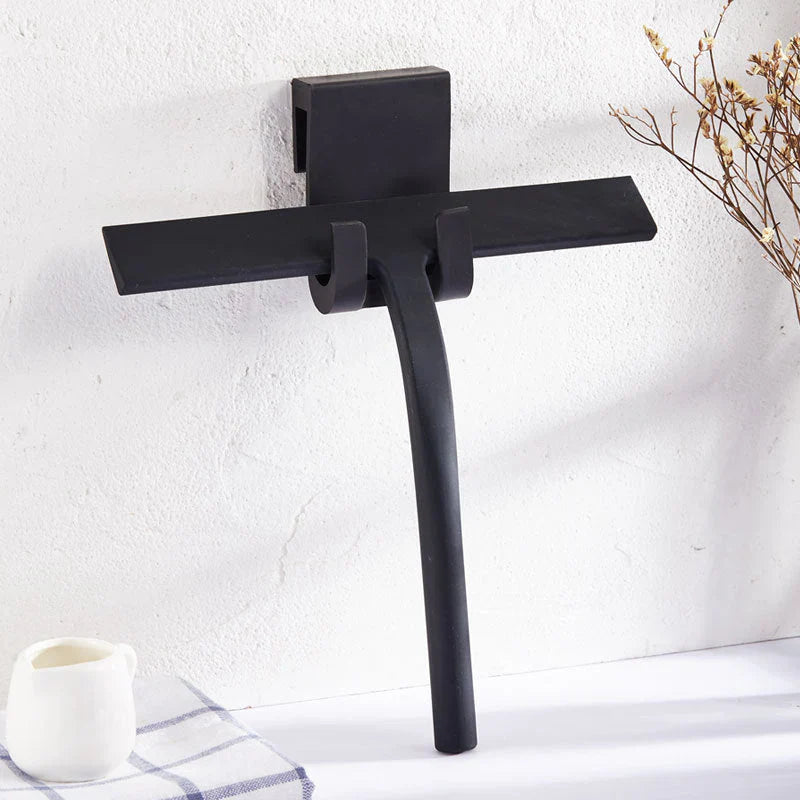 Premium Wasserabzieher Schwarz Größe M Edelstahl-3