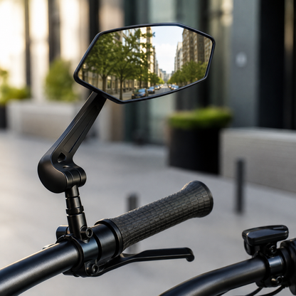 RUNDUMBLICK – Specchietto retrovisore regolabile per bicicletta con campo visivo grandangolare
