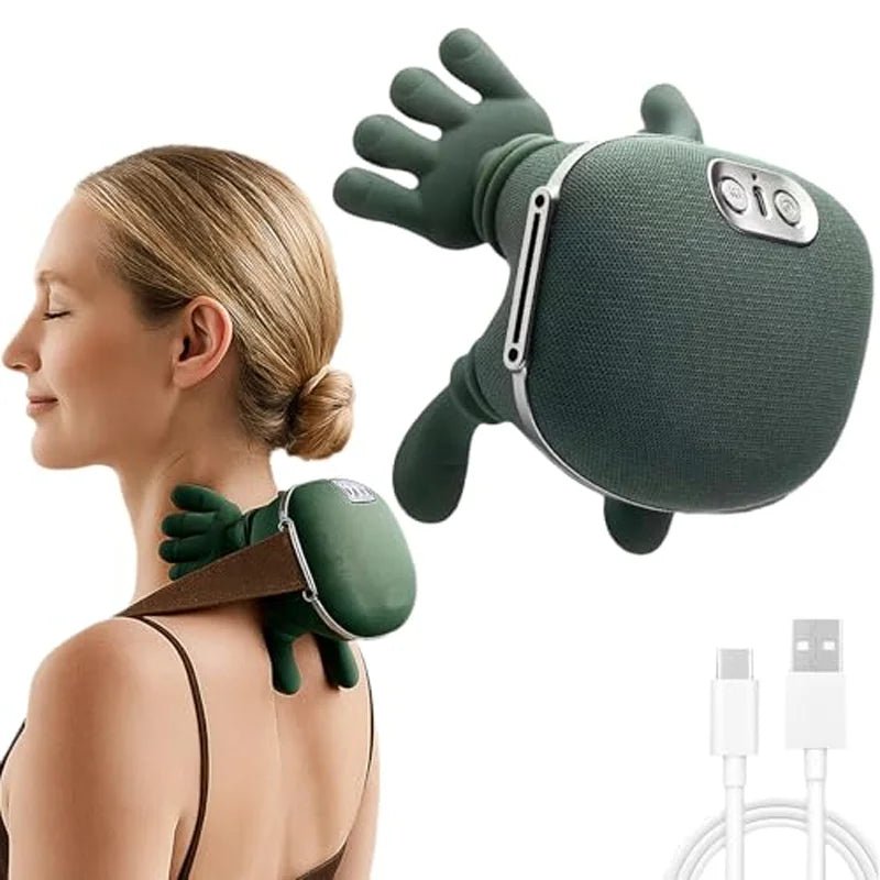 4D Shiatsu Nackenmassagegerät mit Wärmefunktion – Effektives Massagegerät für Entspannung und Wohlbefinden 0