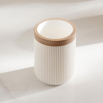 CERAVIA – Set bagno bianco con portasapone, dispenser e bicchiere per una decorazione elegante del bagno