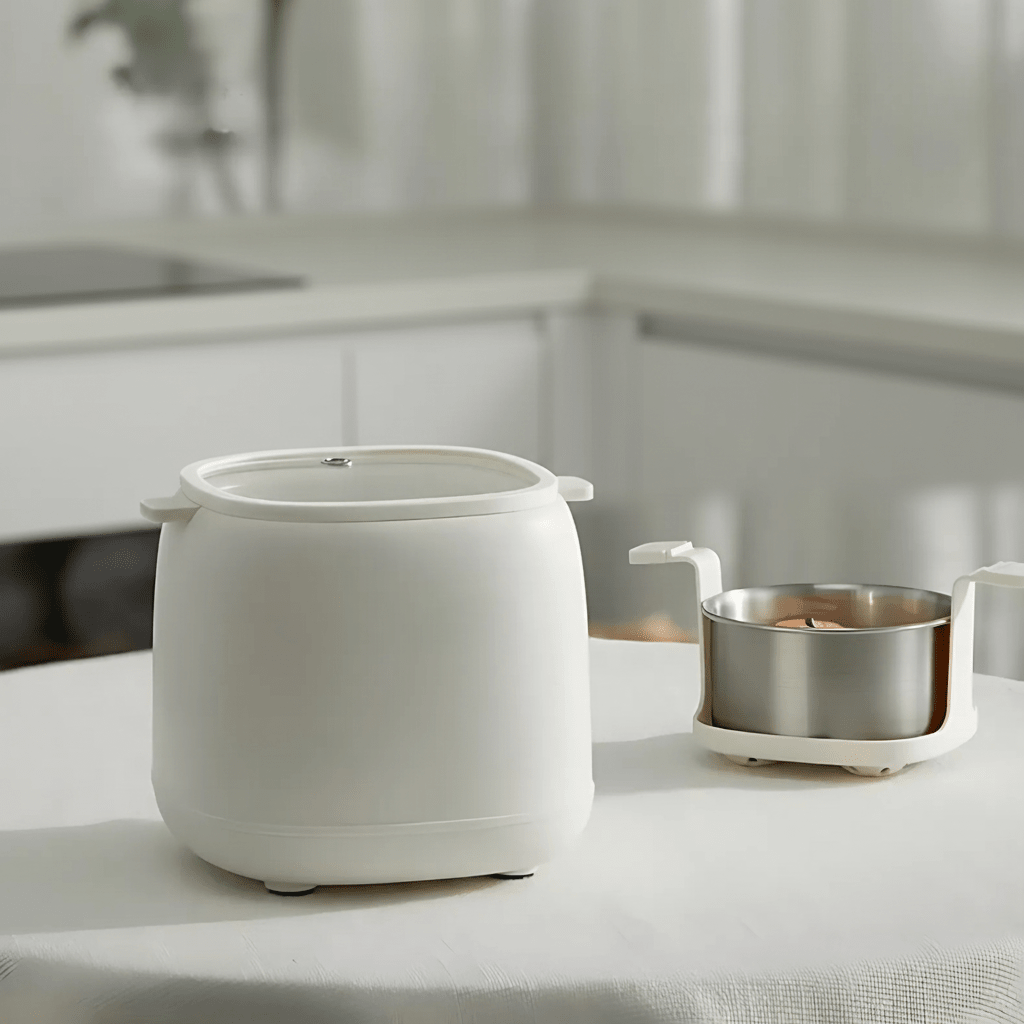 OVOLUX – Cuiseur d'œufs automatique avec commande à un bouton et arrêt automatique