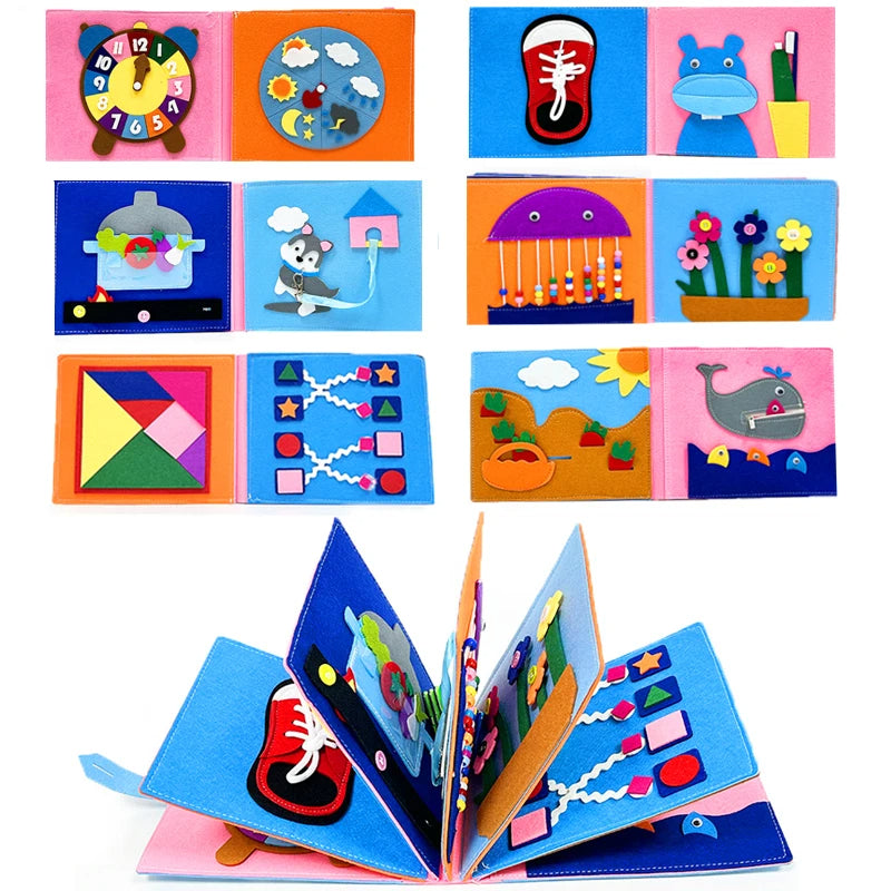 CurioSense Baby Board – Aprender y Descubrir en 3D para Niños Pequeños