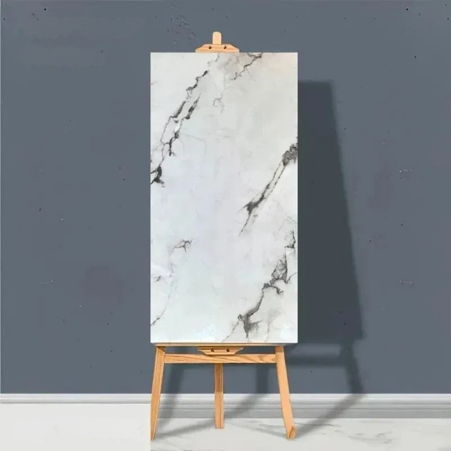STONELUX – Elegante selbstklebende Marmor-PVC-Bodenfliesen