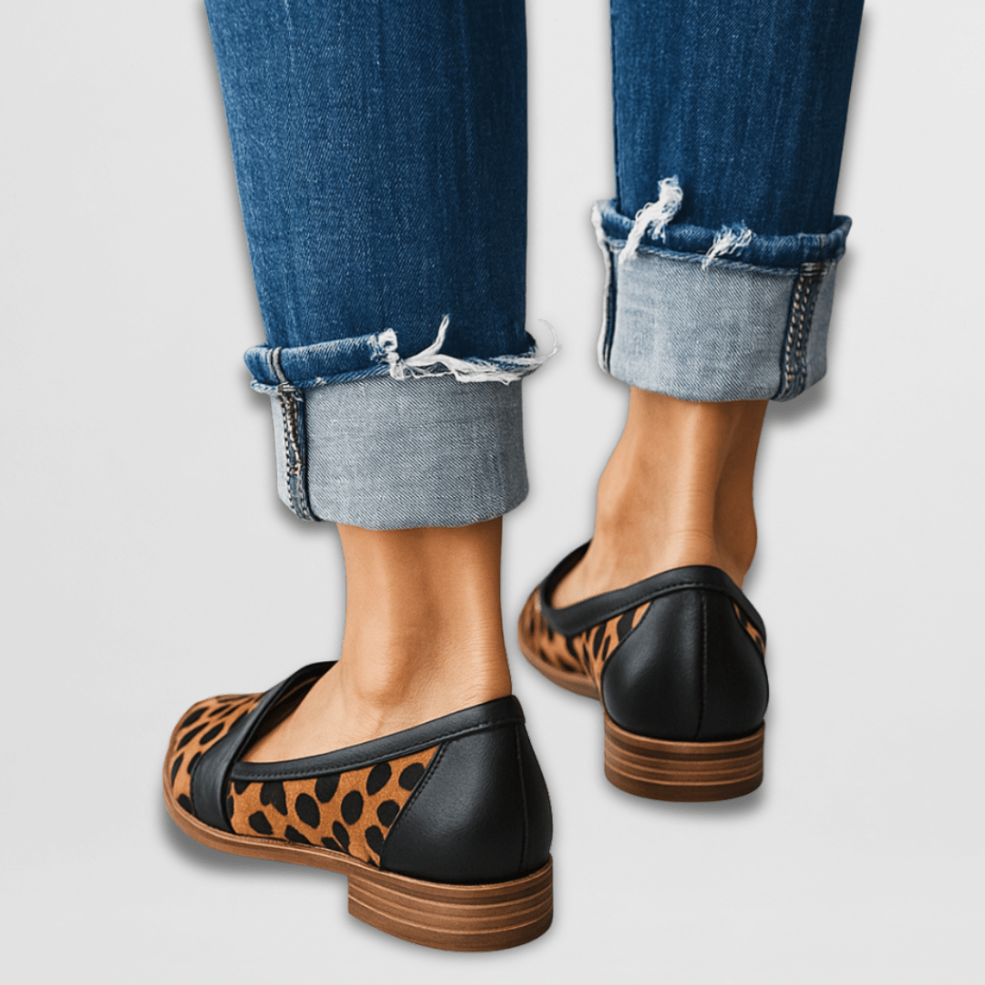 AVELINE – Damen-Loafer in weicher Velourslederoptik