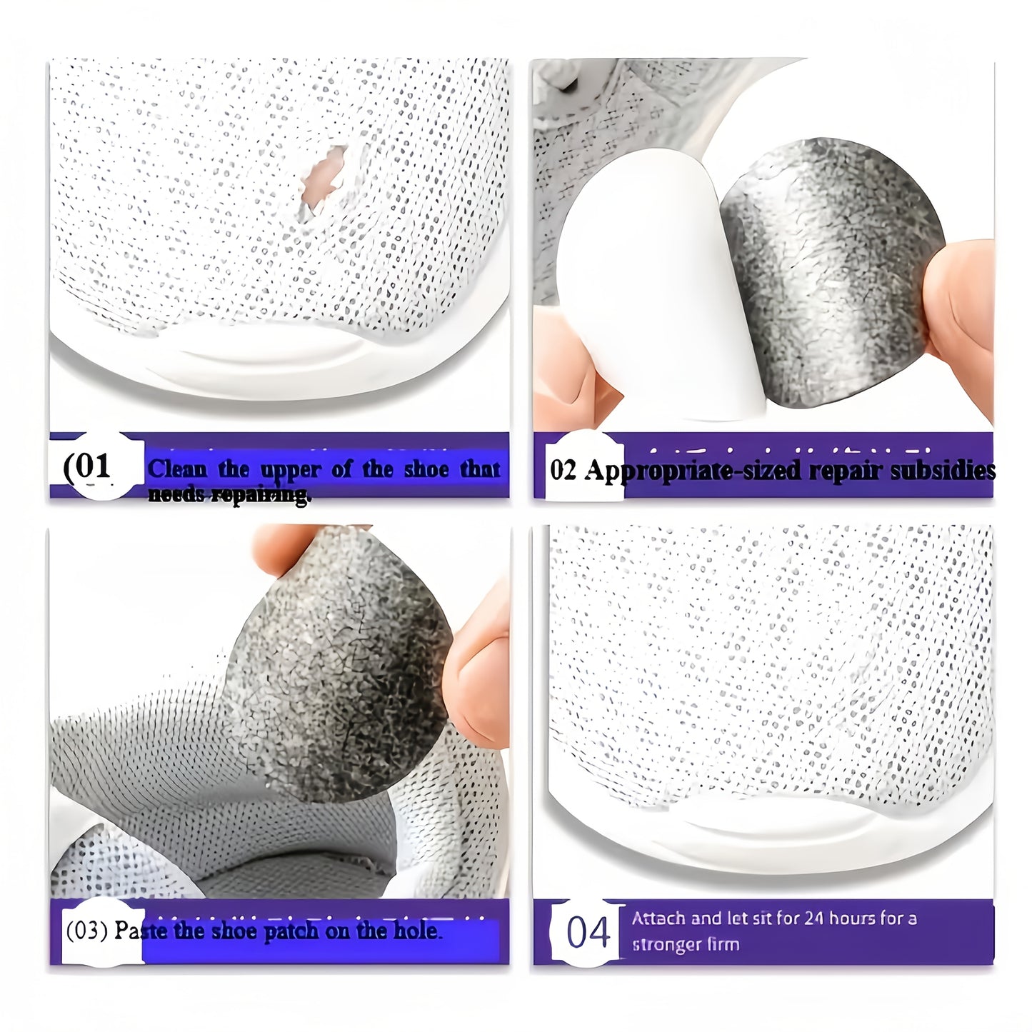 FLEXISHOE – Reparatiepleisters voor schoenoppervlakken en hielen