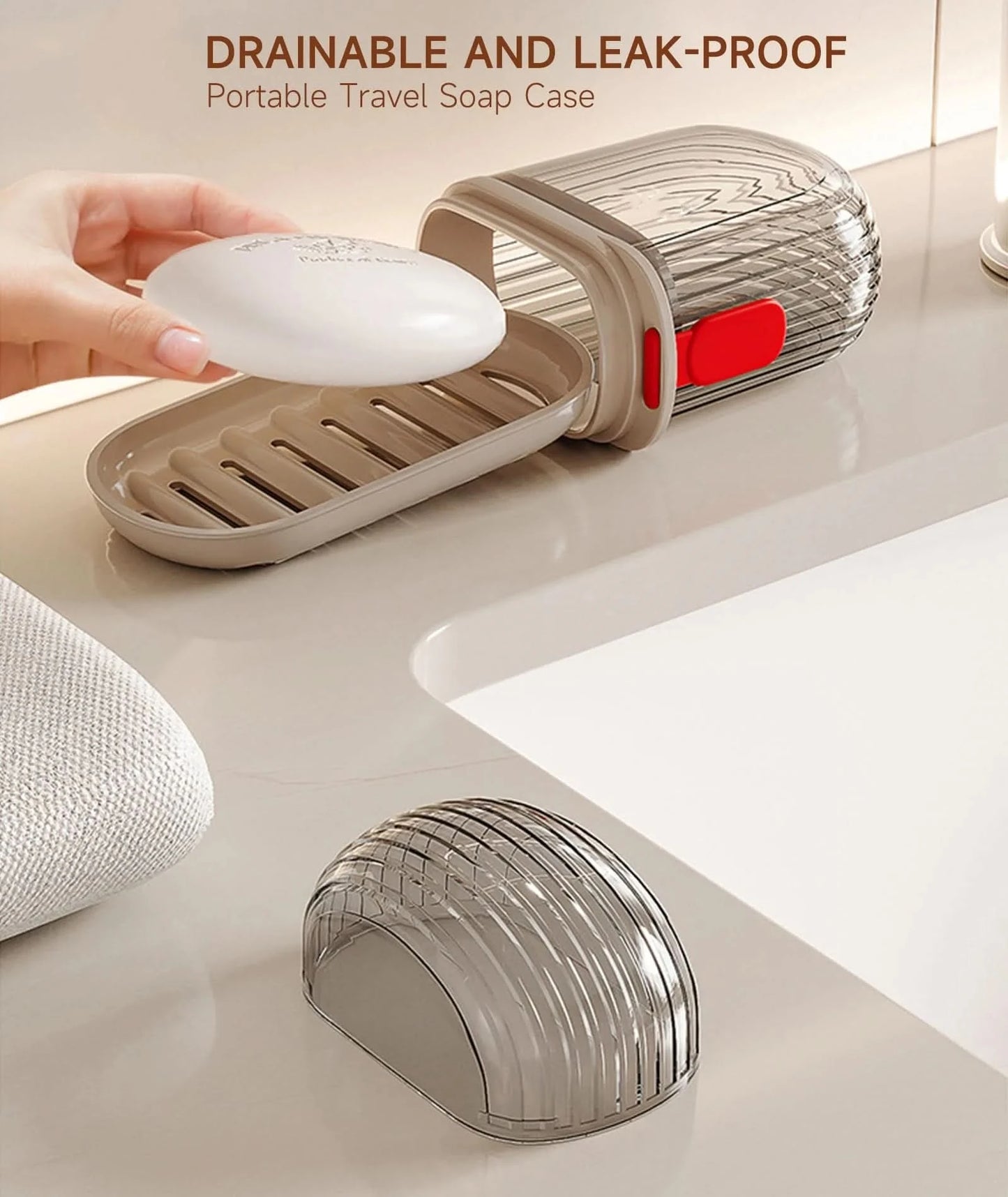 DRYPORT – Porta sapone da viaggio per un'igiene senza sforzo in movimento