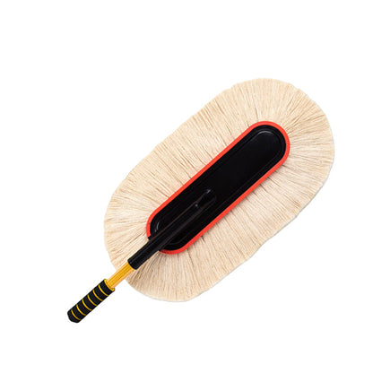 Autoduster PRO - Telescopic car dusting brush with soft cotton thread