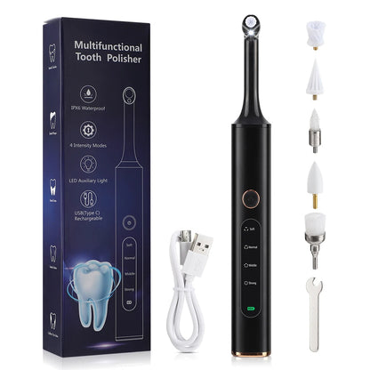 BRIGHTSMILE – Pulidor dental inalámbrico 5 en 1 para dientes blancos y radiantes