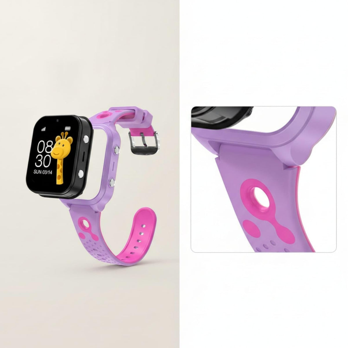 TRACKTOT – 4G Kinder-Smartwatch mit Touchscreen und Kamera